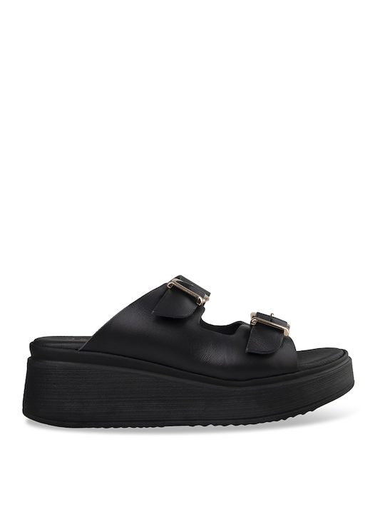 Tsouderos Shoes Platforme dama Negre