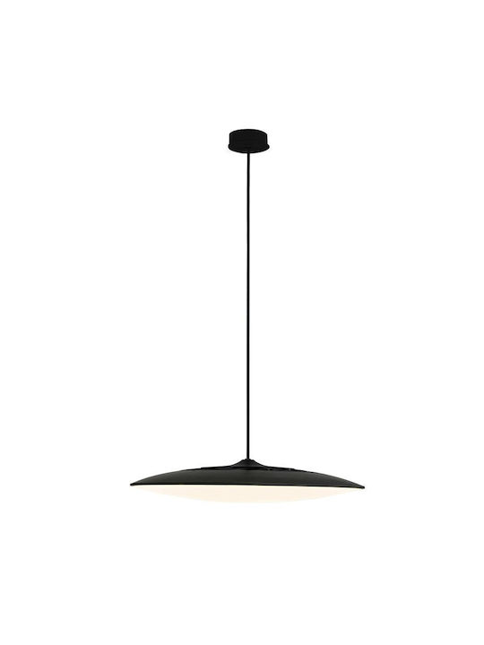 Mantra Pendant Light Single-Light with Natural White Light Black