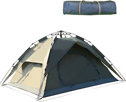 Automatic Camping Tent Pop Up with Double Cloth for 4 People 240x206x130cm Army Green