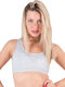 Primo Women's Bra without Padding Grey