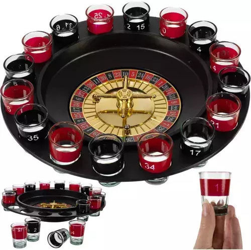 Roulette Party Glasses Set of 16pcs