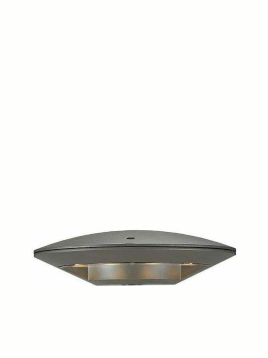 Sun Light Επιτοίχια Εξωτερική Πλαφονιέρα LED IP54 με Θερμό Λευκό Φως