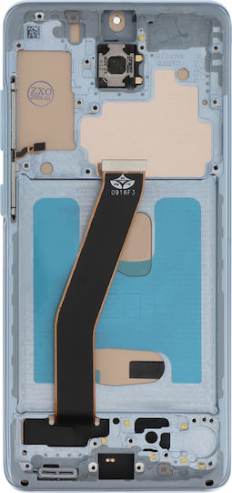Clappio Complete Assembly Samsung S20 Lcd Screen + Touch Screen & Chassis Pale Blue