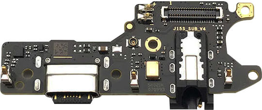 Clappio Charger Connector Redmi Note 9 Usb Type-c 3.5mm Jack Black