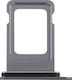 Слот за SIM карта Clappio за iPhone 15 Pro 15 Pro Max Nano SIM тъмно сив