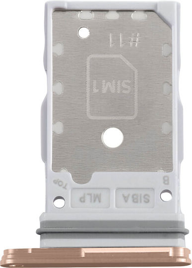 Слот за SIM карта Samsung Galaxy S24/S24 Plus Оранжев Оригинален Розово злато