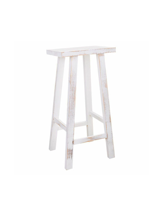 Stool Bar White 35x25x70cm