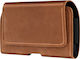 Avizar Belt Case Smartphones 155 X 85 X 15 Mm Universal Protection Light Brown