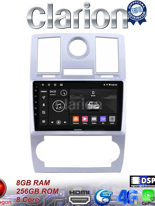 Clarion Ηχοσύστημα Αυτοκινήτου Chrysler 300C 2005 > 2010 (Bluetooth/USB/WiFi/GPS/Apple-Carplay/Android-Auto)