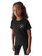 4F Kinder-T-Shirt Schwarz