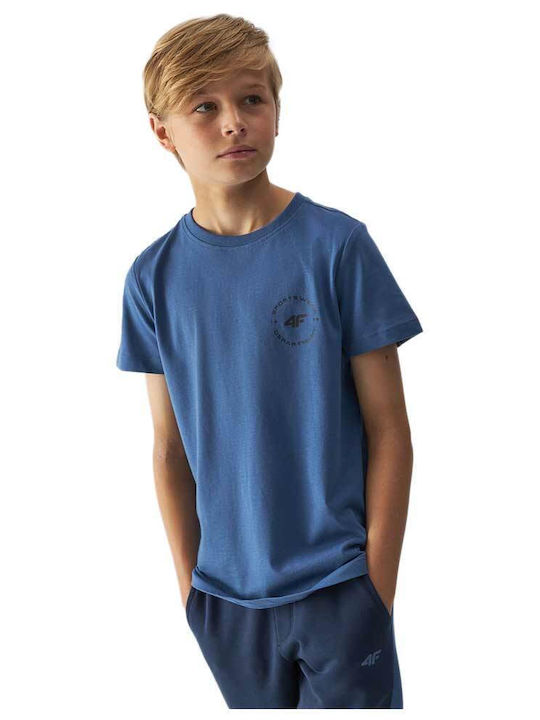 4F Παιδικό T-shirt Μπλε