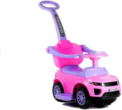 Pink Ride On Baby Push Walker with Parental Handle