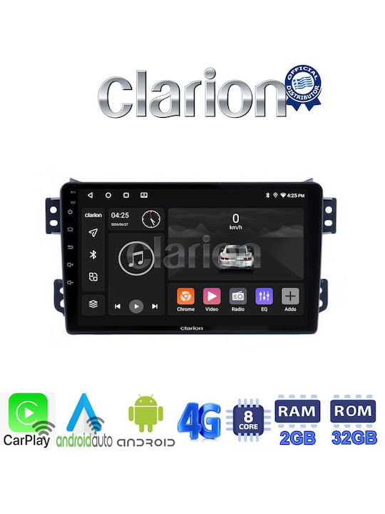Clarion Sistem Audio Auto pentru Opel Agila Suzuki Înălțime 2008> (Bluetooth/USB/WiFi/GPS/Apple-Carplay/Android-Auto) cu Ecran Tactil 9"