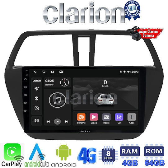 Clarion Автомобилна Аудио Система (Блутут/USB/WiFi/GPS/Apple-Carplay/Android-Auto) с Тъчскрийн 9"