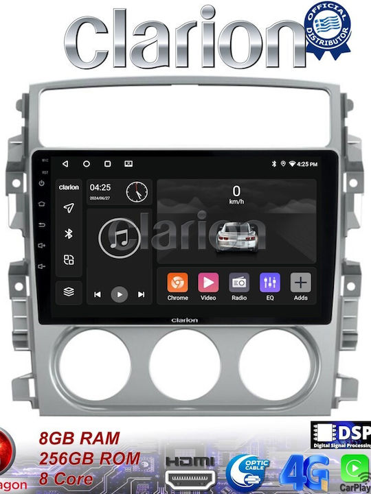 Clarion Ηχοσύστημα Αυτοκινήτου για Suzuki Liana 2001>2008 (Bluetooth/USB/WiFi/GPS/Apple-Carplay/Android-Auto) με Οθόνη Αφής 9"