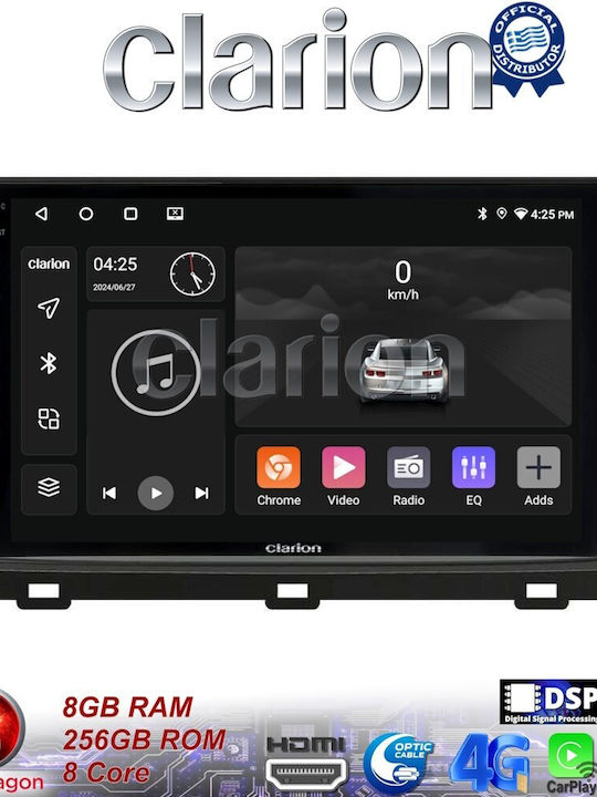 Clarion Auto-Audiosystem für Kia XCeed 2018> (Bluetooth/USB/WiFi/GPS/Apple-Carplay/Android-Auto) mit Touchscreen 7"