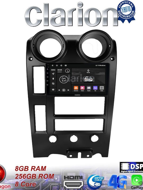 Clarion Sistem Audio Auto Hummer H2 2002 > 2008 (Bluetooth/USB/WiFi/GPS/Apple-Carplay/Android-Auto) cu Ecran Tactil 9"