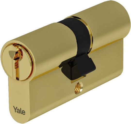 Yale Κύλινδρος Κλειδαριάς Ασφαλείας 75mm (30-45) με 3 Κλειδιά