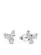 Pandora Sparkling Herbarium Gold-Plated Silver Stud Earrings