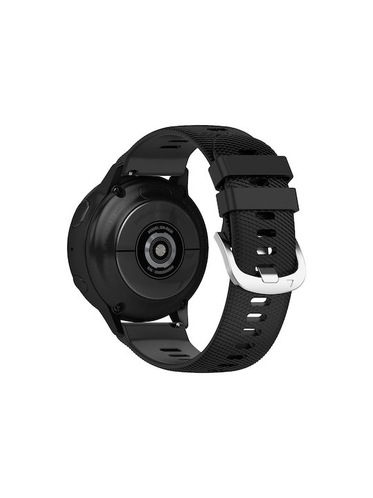 Strap Galaxy Watch Active 2 Textured Silicone Black