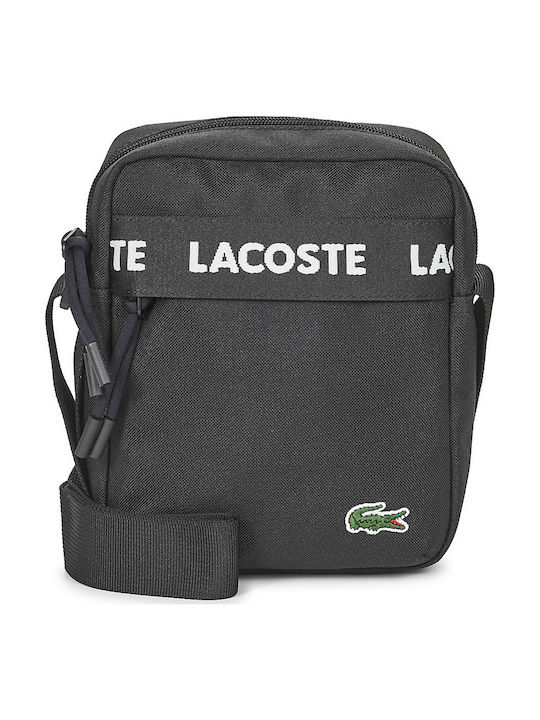 Lacoste Herrentasche Schulter Crossbody Schwarz NU4686NZ-N37