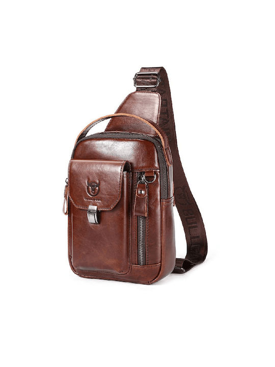 Bull Captain Leather Men's Bag Sling Brown