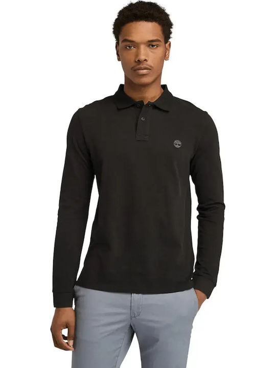 Timberland River Polo Bluse Schwarz