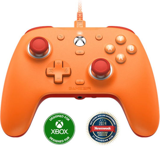 Gamesir G7 SE Wired Gamepad with Hall Effect Sticks for PC Xbox One Xbox Series Orange