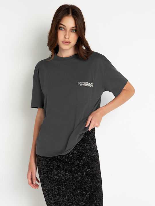 Toi&Moi Women's T-shirt Gray