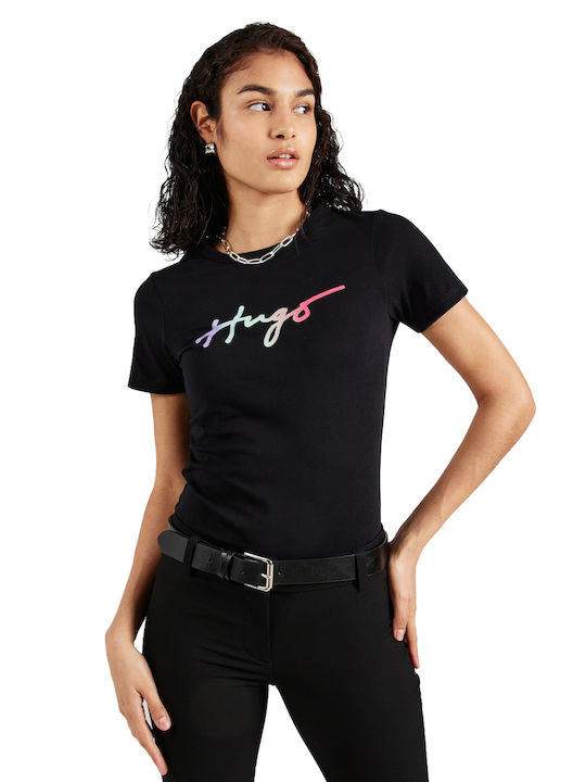 Hugo Boss Damen T-shirt Schwarz