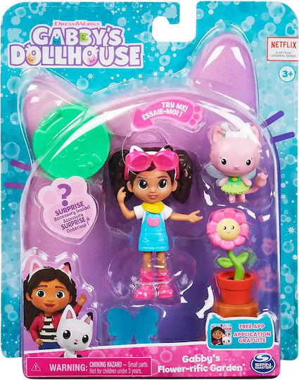 Spin Master Casa De Păpuși A Lui Gabby Grădina Flower-rific Pentru 3+ Ani (Diverse Modele)