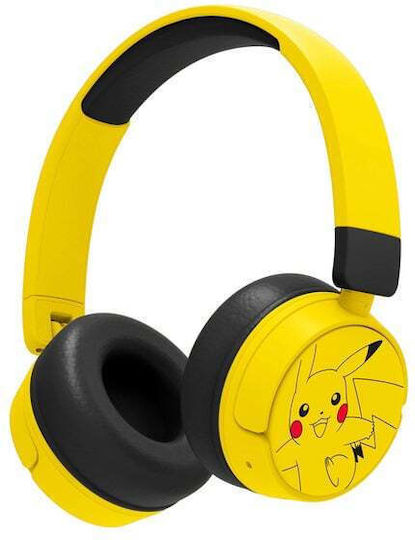 OTL Pokemon Pikachu Безжични / Жични On Ear Слушалки с 24 часа Работа Жълти