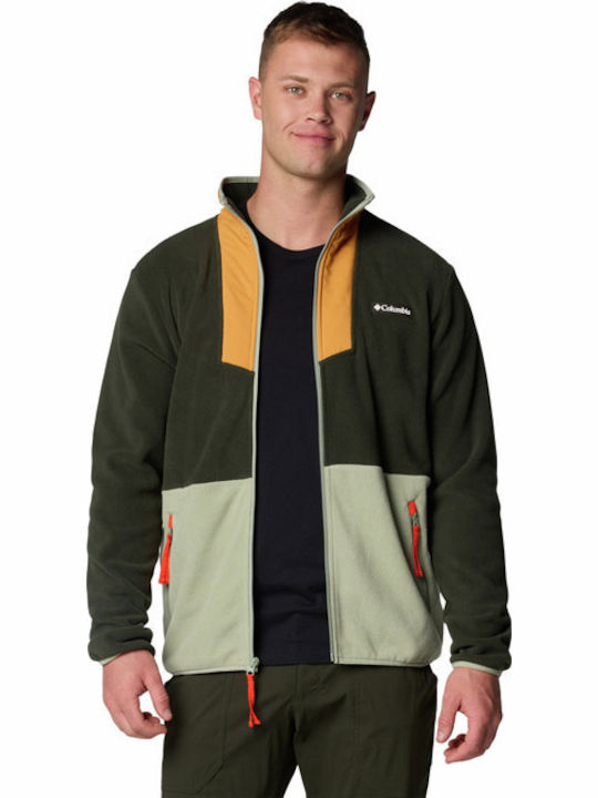 Herren Fleecejacke Grün