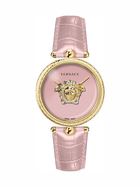 Versace Palazzo Women's Watch with Pink Leather...