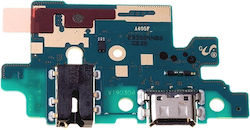 Conector de încărcare Samsung Galaxy A40 Usb-c Conector Jack 3.5mm Negru