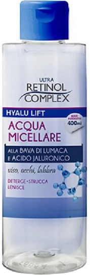 Retinol Complex Hyalu Lift Apă Micelară Demachiant Față Cu Acțiune Hidratantă 400ml