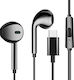 Avizar In-Ear-Kopfhörer Freisprechfunktion Schwarz