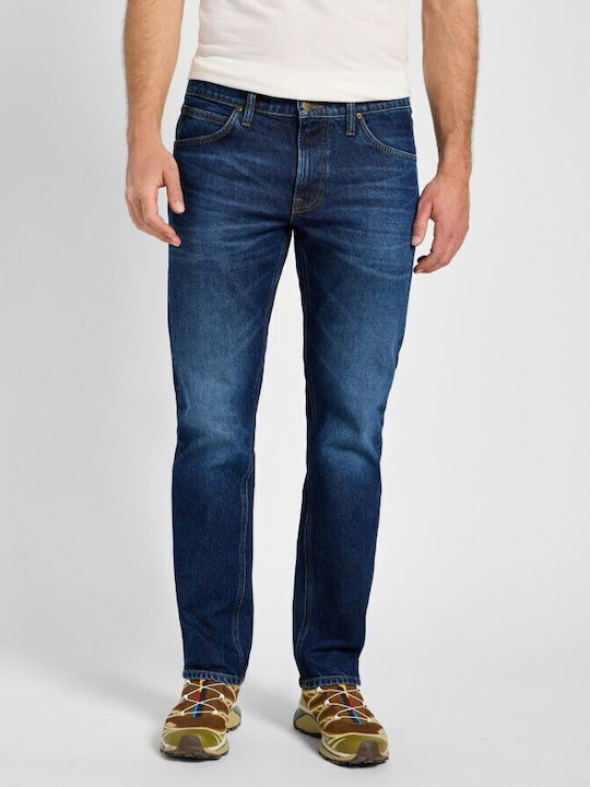 Daren Men's Jeans Pants with Regular Straight Fit Blue
