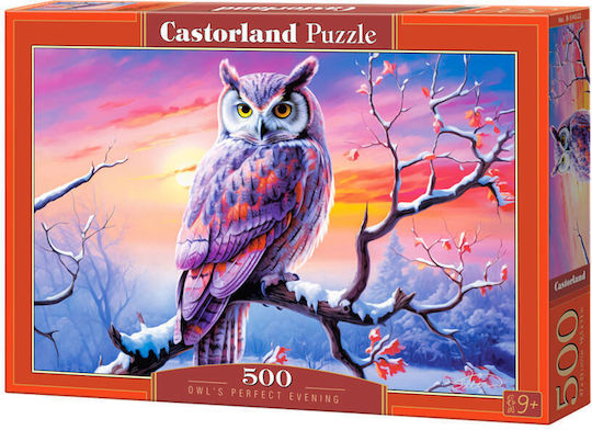 Puzzle Owl's Perfect Evening 2D 500 Piese