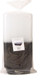Mikrowellengeeignete Plastik-Lebensmittelbehälter mit Deckel 1.250 ml 50 Stück Mikrowellengeeignete Plastik-Lebensmittelbehälter mit Deckel 1.250 ml 50 Stück
