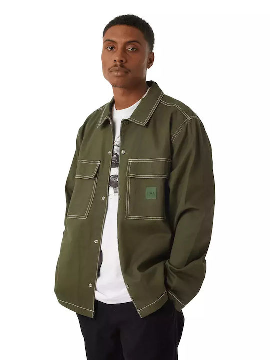 HUF Herren Jacke Lässig Hunter Green