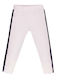 Kids' Pants White with navy stripe