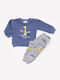 Kids Sweatpants Set Petrol Blue 2pcs
