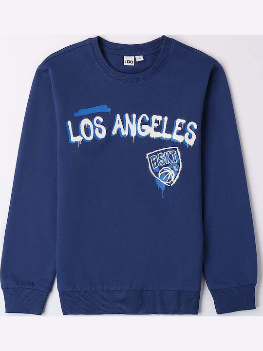 iDO Παιδικό Φούτερ Μπλε Sweatshirt