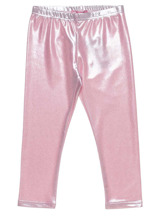Kids Legging Long Pink Glossy