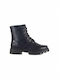 Xti Kids Leather Boots with Zipper Black