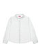 Kids One Color Shirt Long Sleeve White