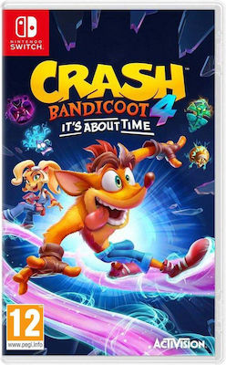 Crash Bandicoot 4 It's About Time Switch Game (Ιταλικό Εξώφυλλο)