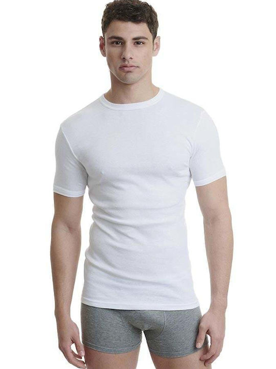 Walk Men's Undershirts Short-sleeved White 2Pack