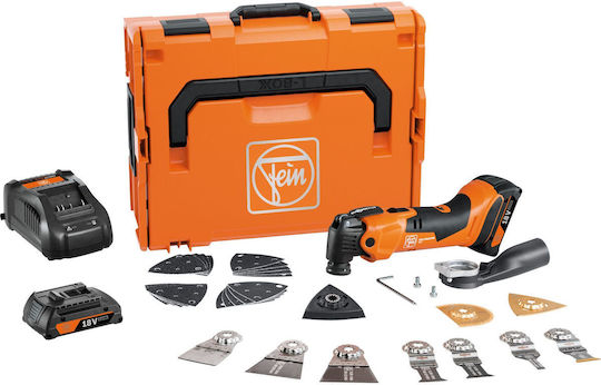 Fein Multimaster AMM 500 Plus TOP Παλινδρομικό Πολυεργαλείο 18V 2x2Ah με Ρύθμιση Ταχύτητας